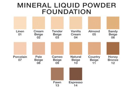 Jolie Mineral Liquid Powder Foundation SPF 15, 1 fl oz Hypoallergenic - For All Skin Types (Tender Beige)