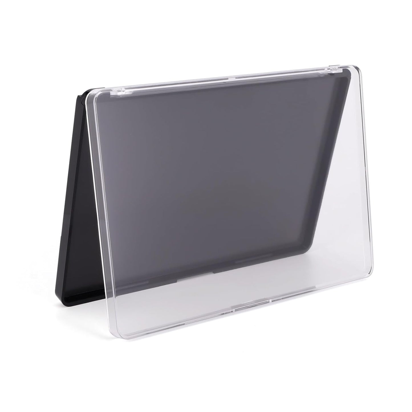 Large Empty Magnetic Eyeshadow Palette with Clear Top, Travel Makeup Organizer with 40Pcs Adhesive Metal Stickers For DIY Your Own Powder Palette (Large Palette - 7.87”x5.51”)