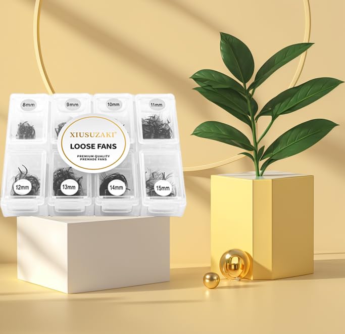 Premade 600 Fans Lash Extensions - 10D, 0.07 Thickness, D Curl, 15mm Fluffy Soft