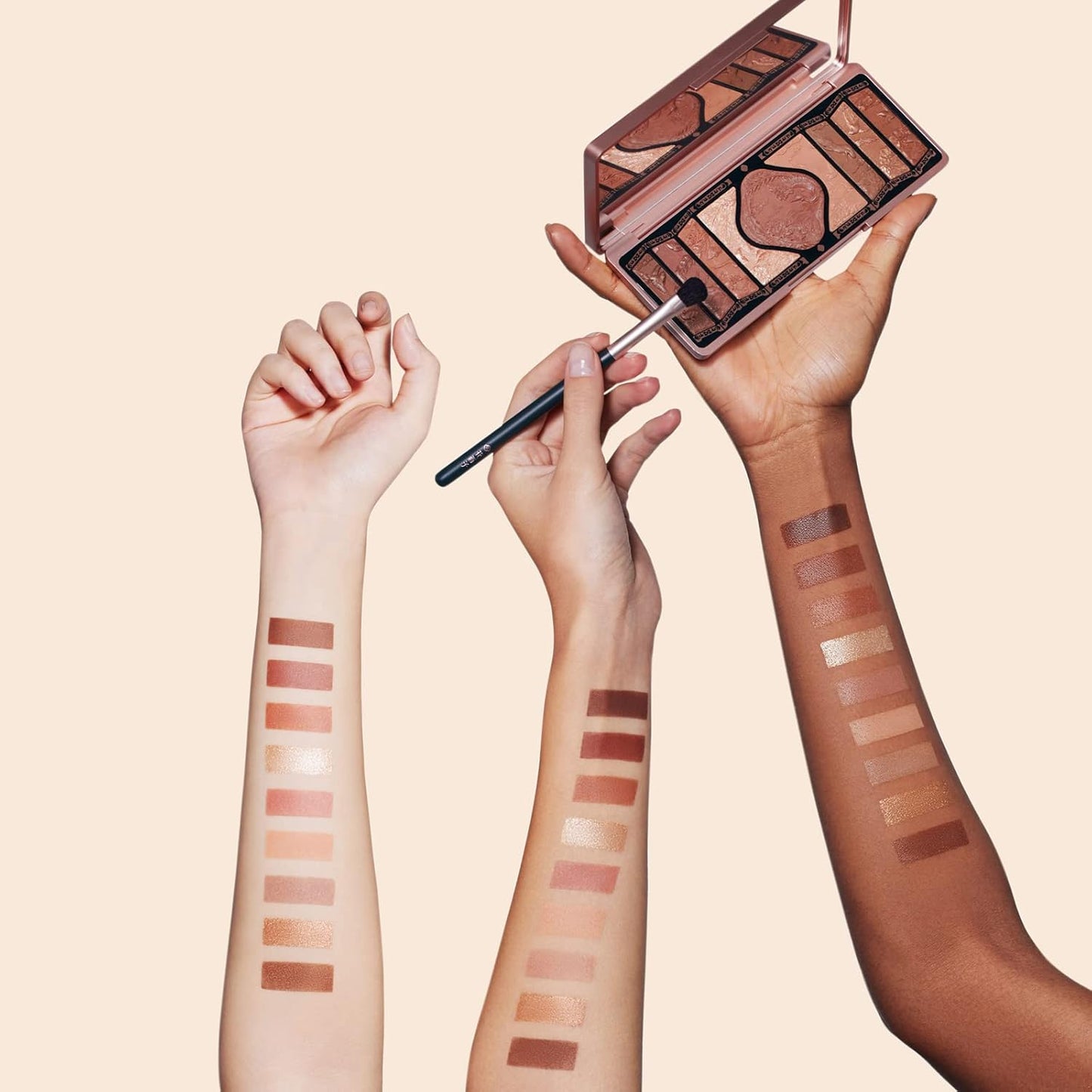 FLORASIS Floral Engraving Phoenix Makeup Palette (02 Retro Brown)