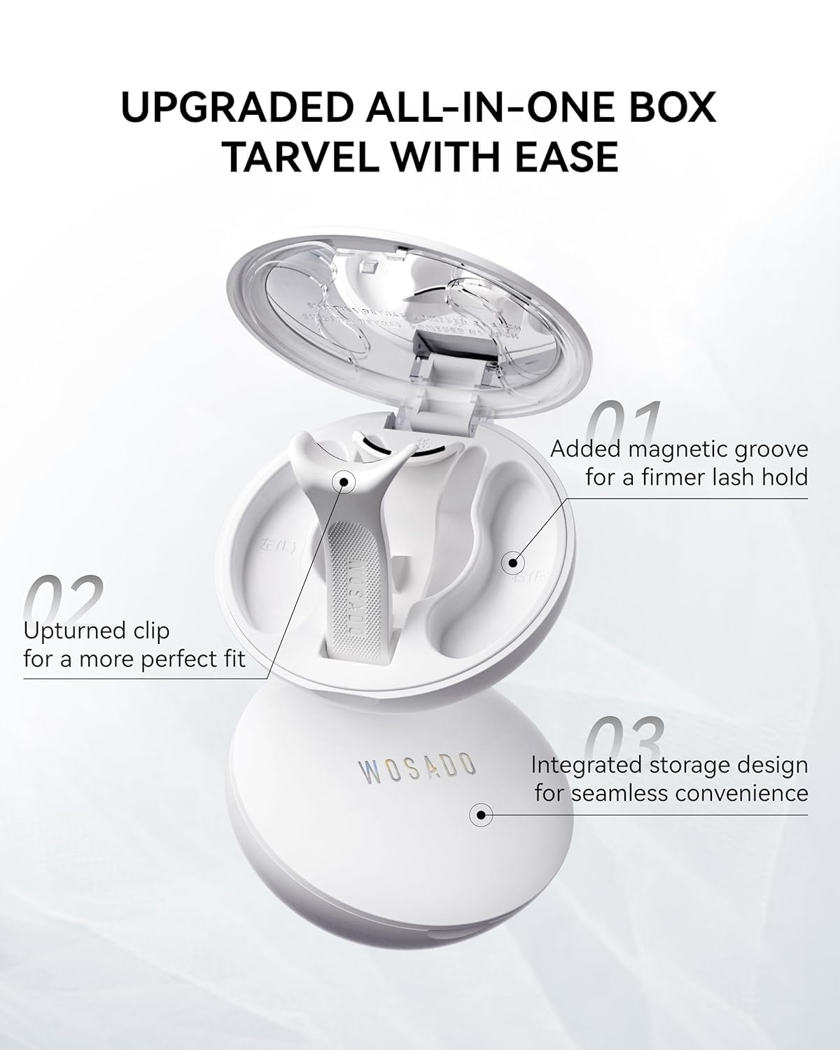 Soft Magnetic Eyelashes Kit with Applicator, No.10 Ultra Black, Reusable Glue-free Wispy Magnetic Lashes, Cruelty-free False Lashes, Waterproof, Lightweight, Suit for Heavy Makeup