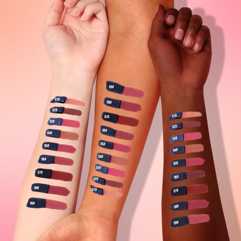 Lip Stain Peel Off – Long Lasting Waterproof Lip Tint, Smudge Proof Transfer Resistant Lip Stains Tattoo,High Pigment Matte Lip Color, Kiss Proof Peel Off Lip Stain Masque,All-Day Stay Lip Makeup 06#