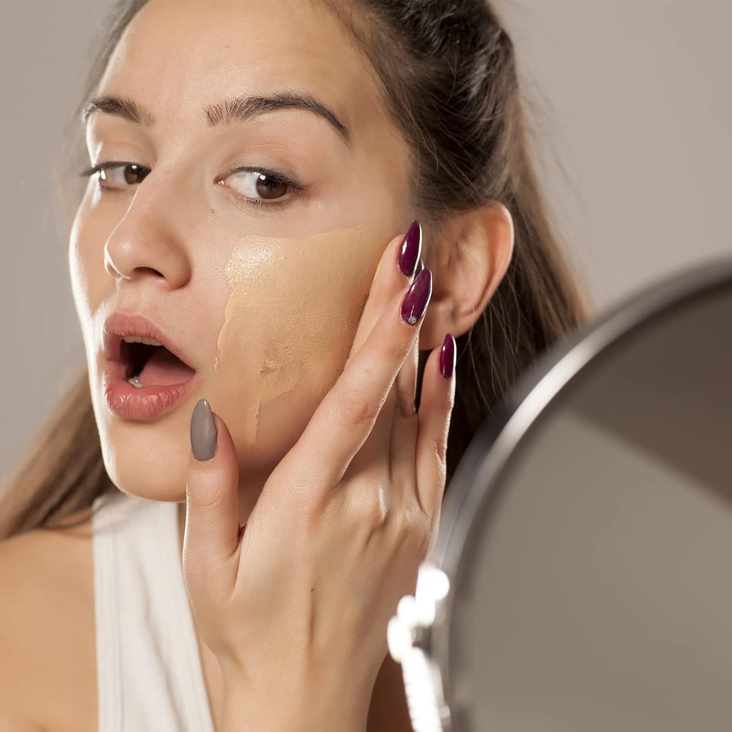 Boobeen Hydrating BB Cream, Full-Coverage Foundation & Concealer, Color Correcting Tinted Moisturizer BB Cream for All Skin Types - Evens Skin Tone (2 Pcs)