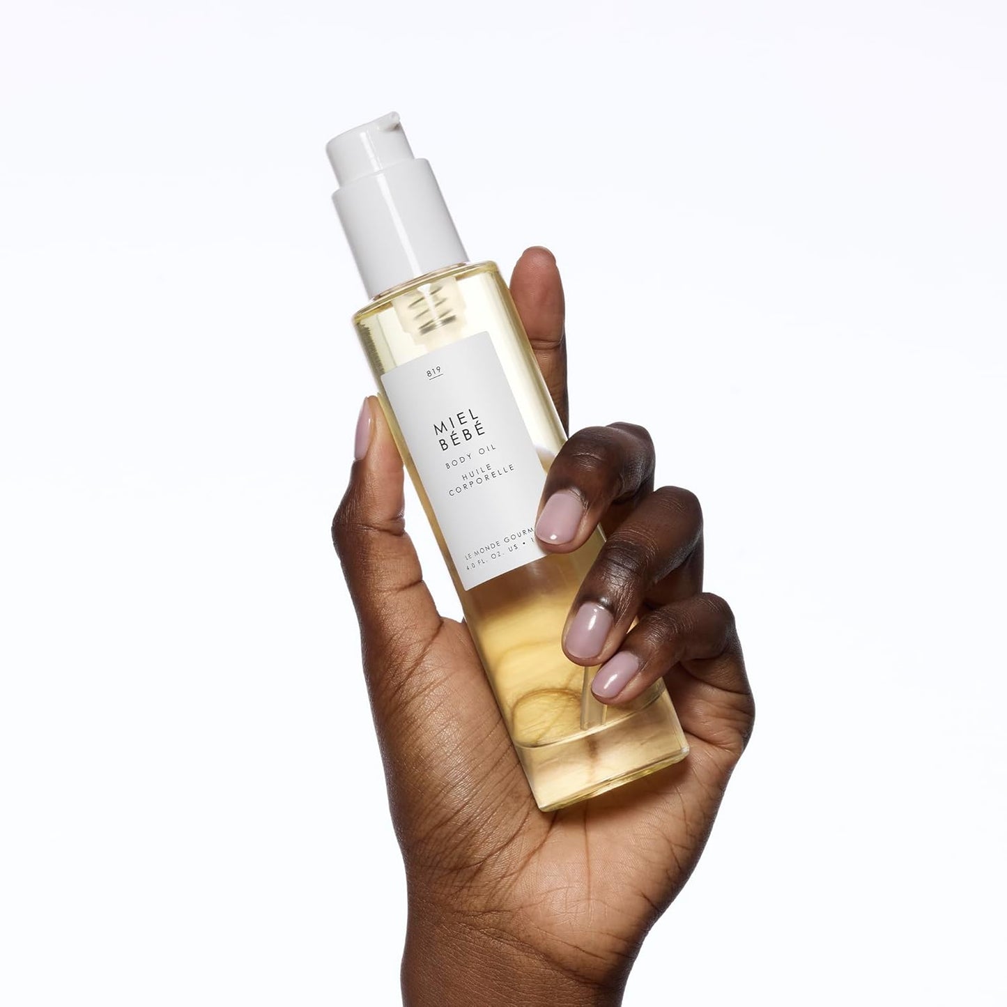 Le Monde Gourmand Miel Bébé Perfumed Body Oil - 4 fl oz (118 ml) - Floral, Sandalwood, Praline Notes