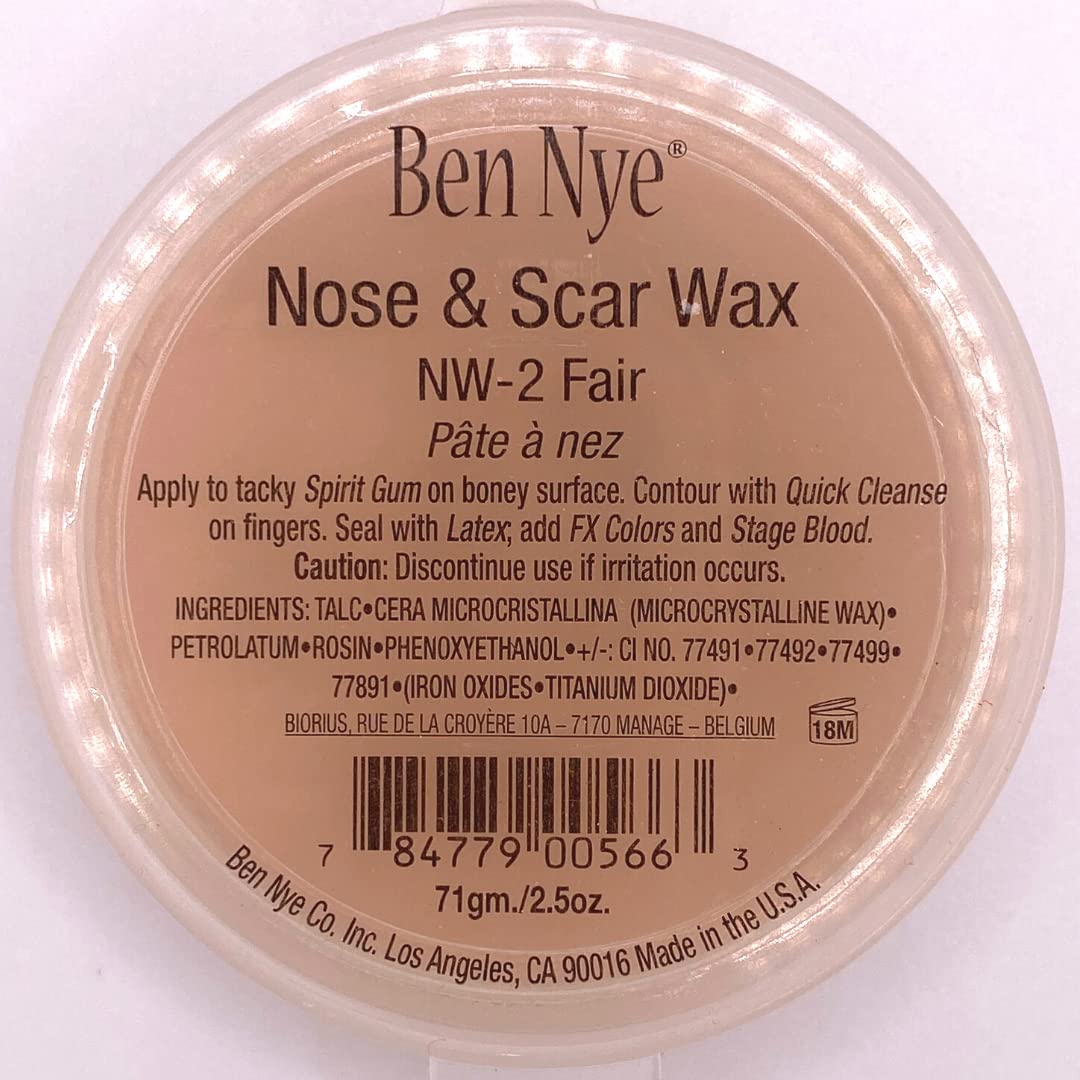 Ben Nye Nose and Scar Wax Fair 1 Ounce
