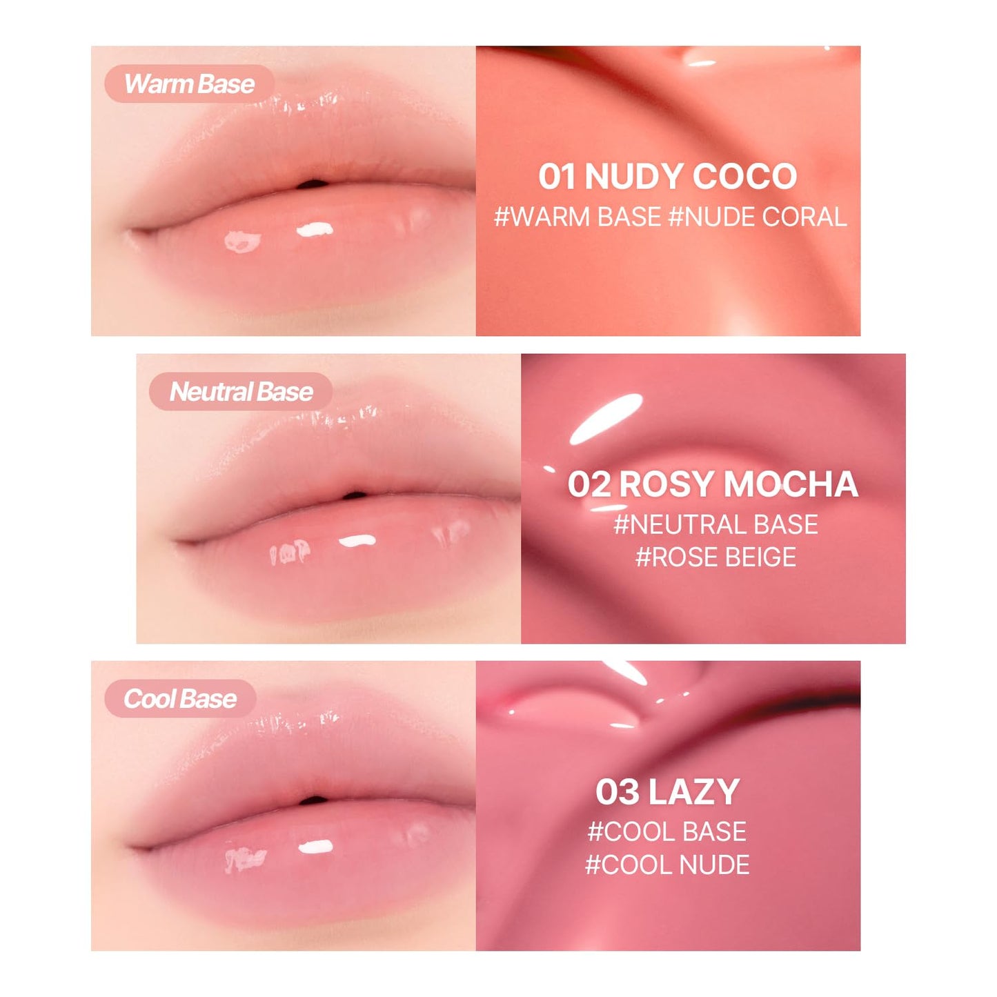 2aN Glaze Bouncing Tint โ Lightweight, Moisturizing Lip Tint with High-Shine Finish, Smooth, Light Plumping, Comfortable Wear, Korean Makeup (Bubbly, 0.16 oz)