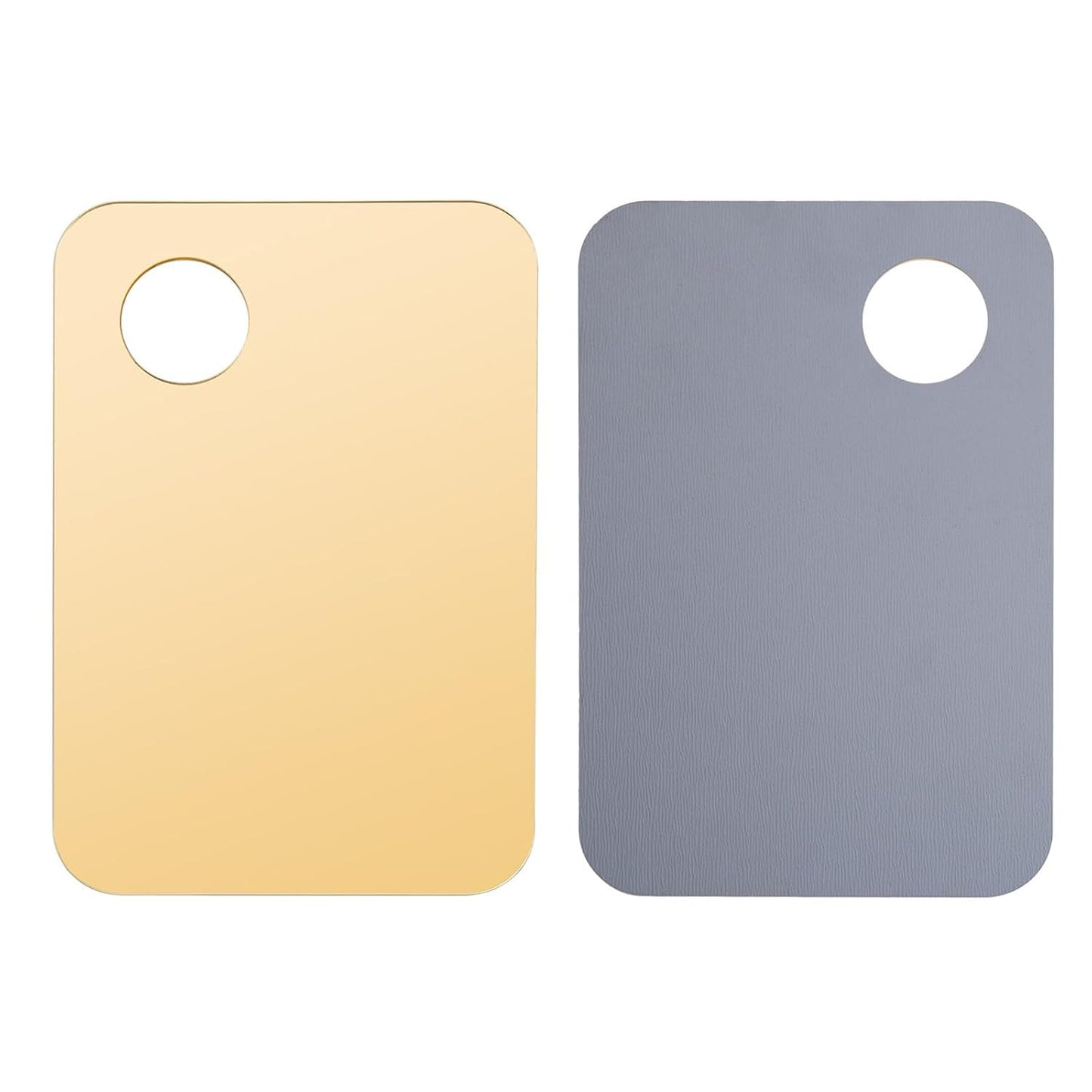 4 Pcs Makeup Mixing Tray Makeup Palette with Makeup Spatula Makeup Mixing Palette Foundation Palette for Eye Shadow Lipsticks Nail Art Beauty Salon (Pink and transparent)