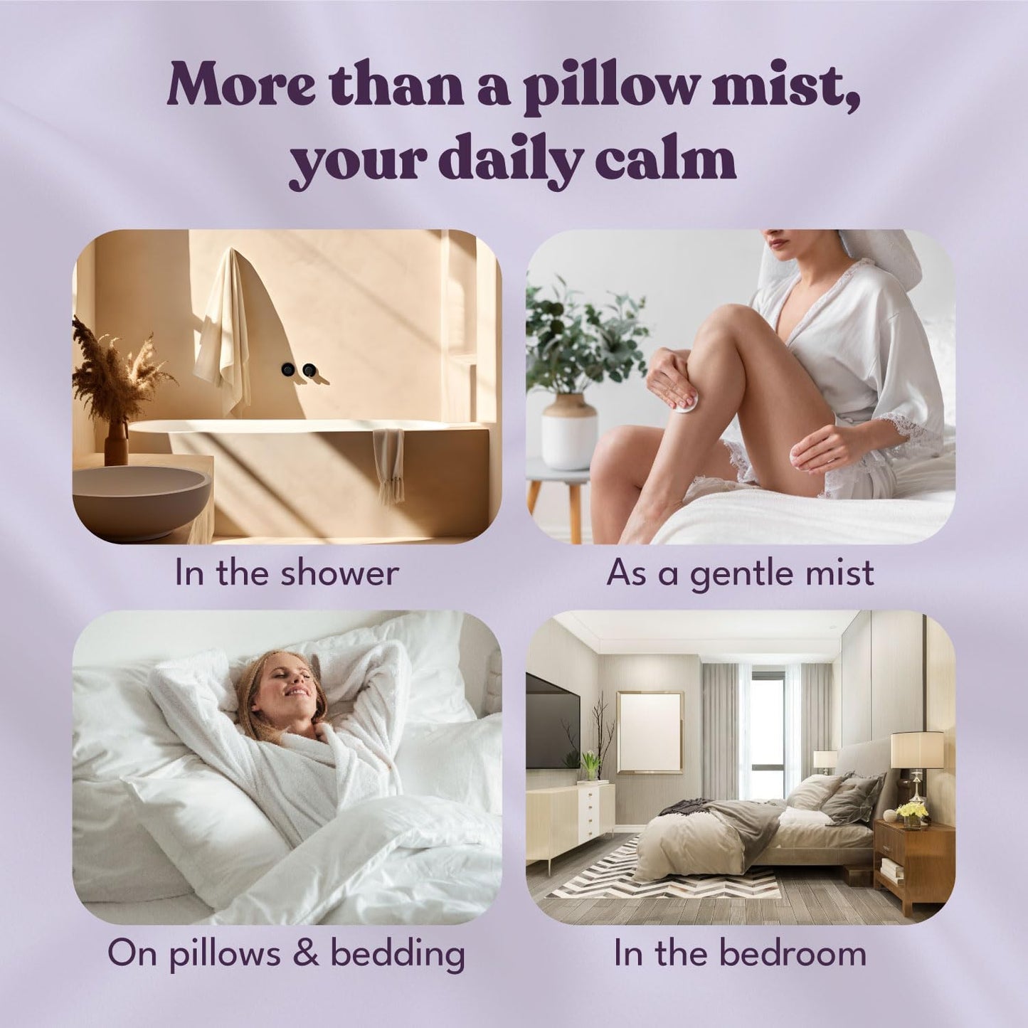 Lavender Pillow Spray for Sleeping โ Aromatherapy Sleep Mist & Natural Bedtime Linen & Room Spray โ Vegan, Non-Toxic, Travel-Friendly โ Sweetzzz by Elitif