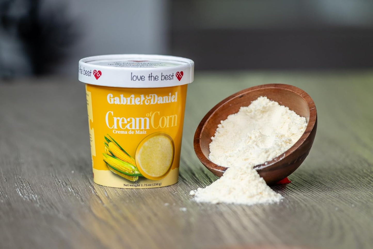 Gabriel & Daniel Gluten Free Instant Cream of Corn – Non-GMO, Pure and Wholesome Hot Cereal – Smooth & Creamy Texture with Vanilla – Microwave Cup for a Nourishing and Easy Breakfast To Go (Pack of 12)