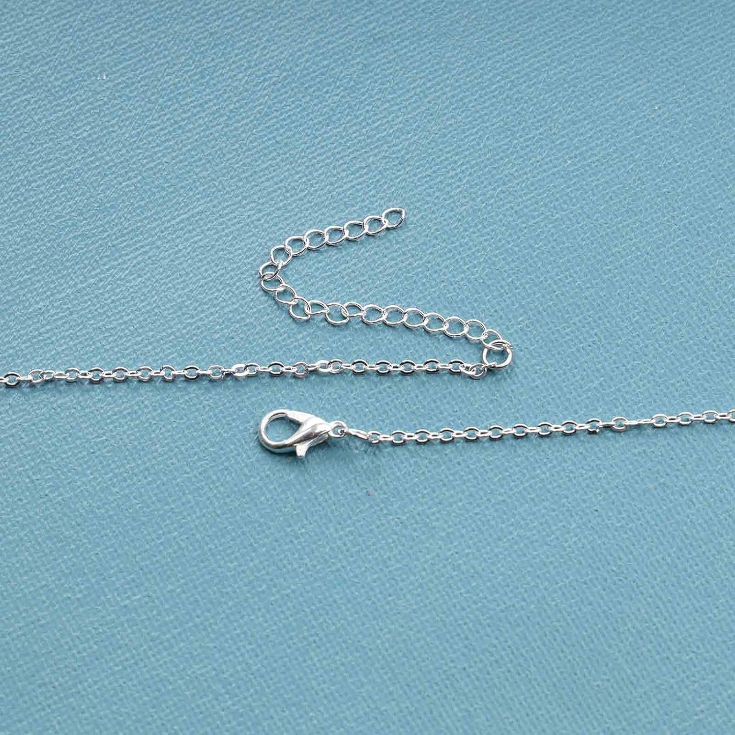 Boho Long Turquoise Necklace Silver Teardrop Turquoise Necklace Blue Turquoise Pendant Necklace Vintage Long Pendant Chain Necklaces Jewelry for Women and Girls