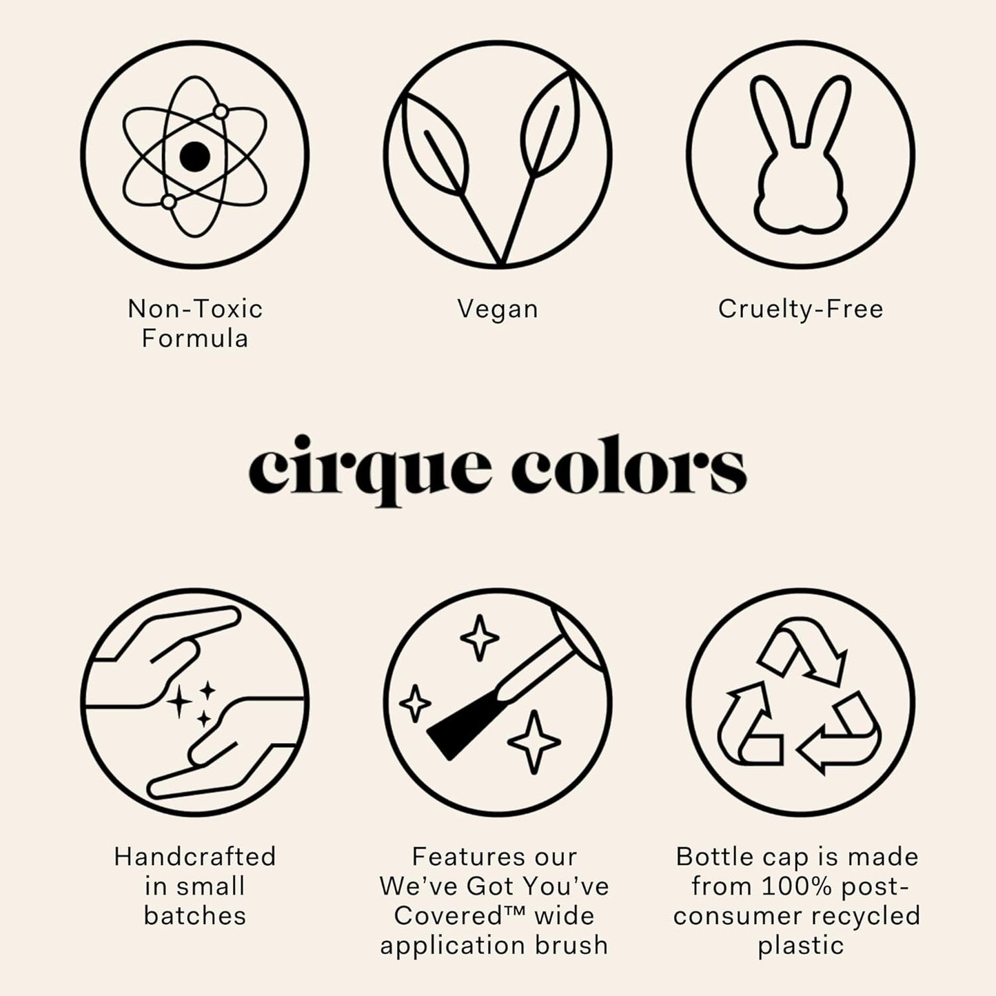 Cirque Colors Good Vibes Only - Mint Green Magnetic Nail Polish - 0.37 Fl Oz (11 mL) - Vegan & Cruelty-Free
