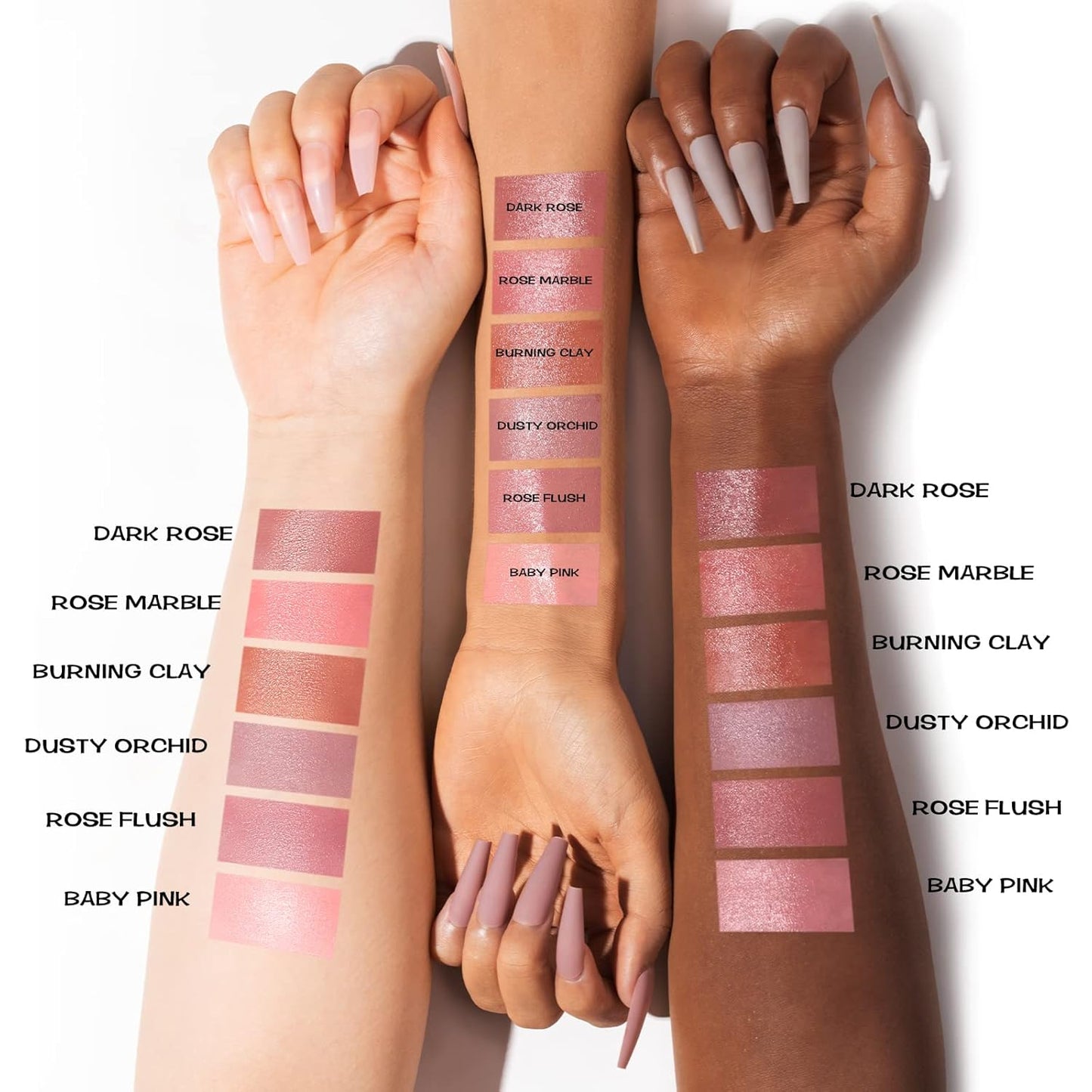 FOCALLURE Cream Blush Makeup,Buildable Blush Stick for Cheeks,Matte and Dewy Finish,Long Wearing,Easy Application,Lightweight Multi Stick,DARK ROSE