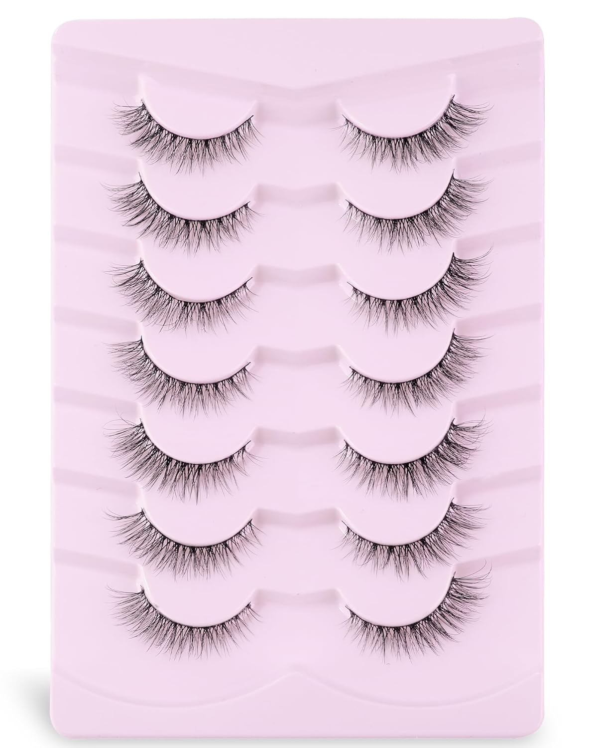 Natural Lashes Mink Natural Eyelashes False Eyelashes Natural Look False Lashes Wispy Eye Lashes Cat Eyelashes Fake Lashes UK222