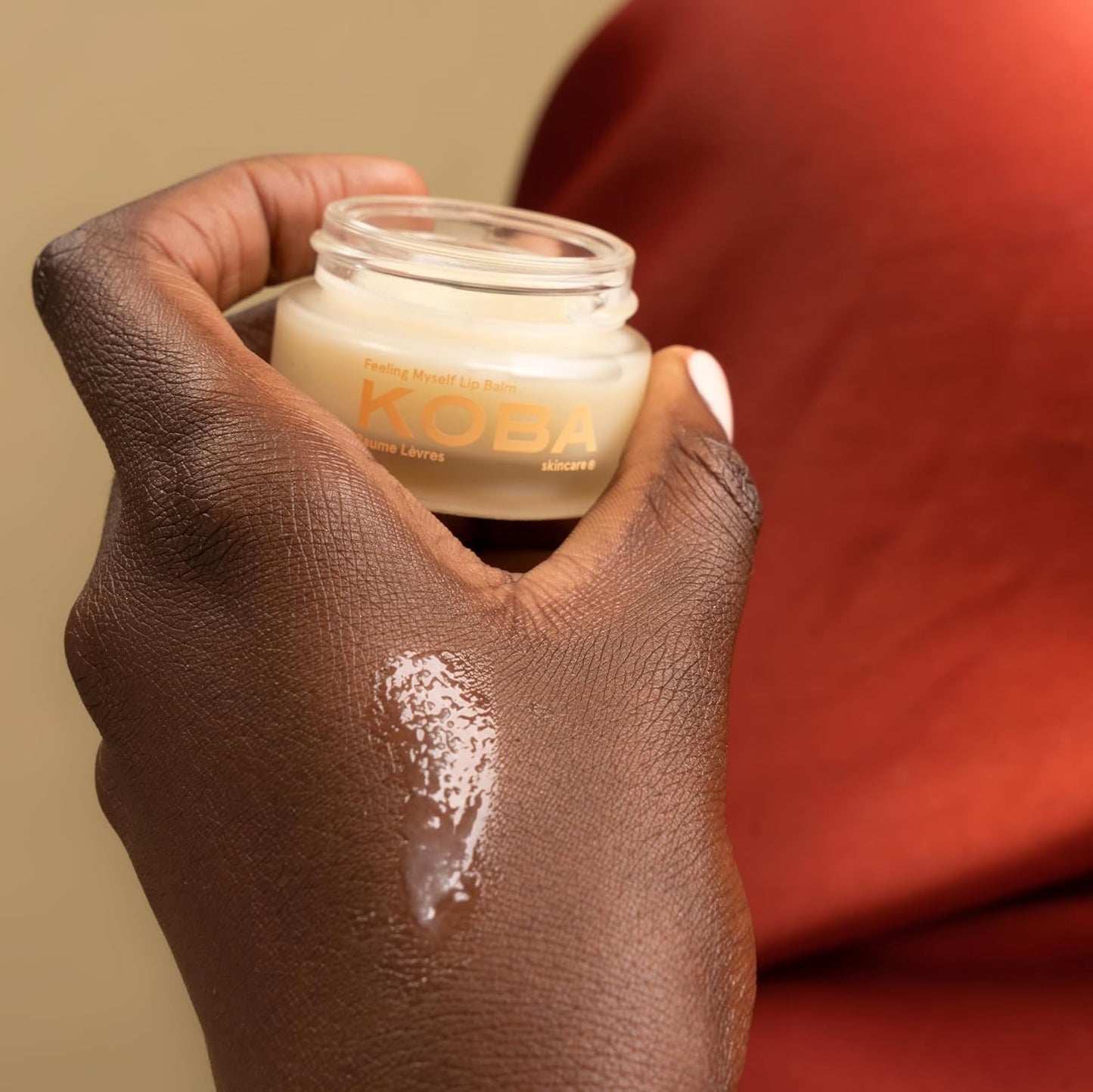 KOBA Feeling Myself Lip Balm - For Women & Men - Hydrating Lip Balm - Normal to Dry Chapped Lips - Citrus, Woody, Fruity - Natural - Vegan - Safou Oil - Shea Butter - Sweet Almond Oil (0.47 Oz)