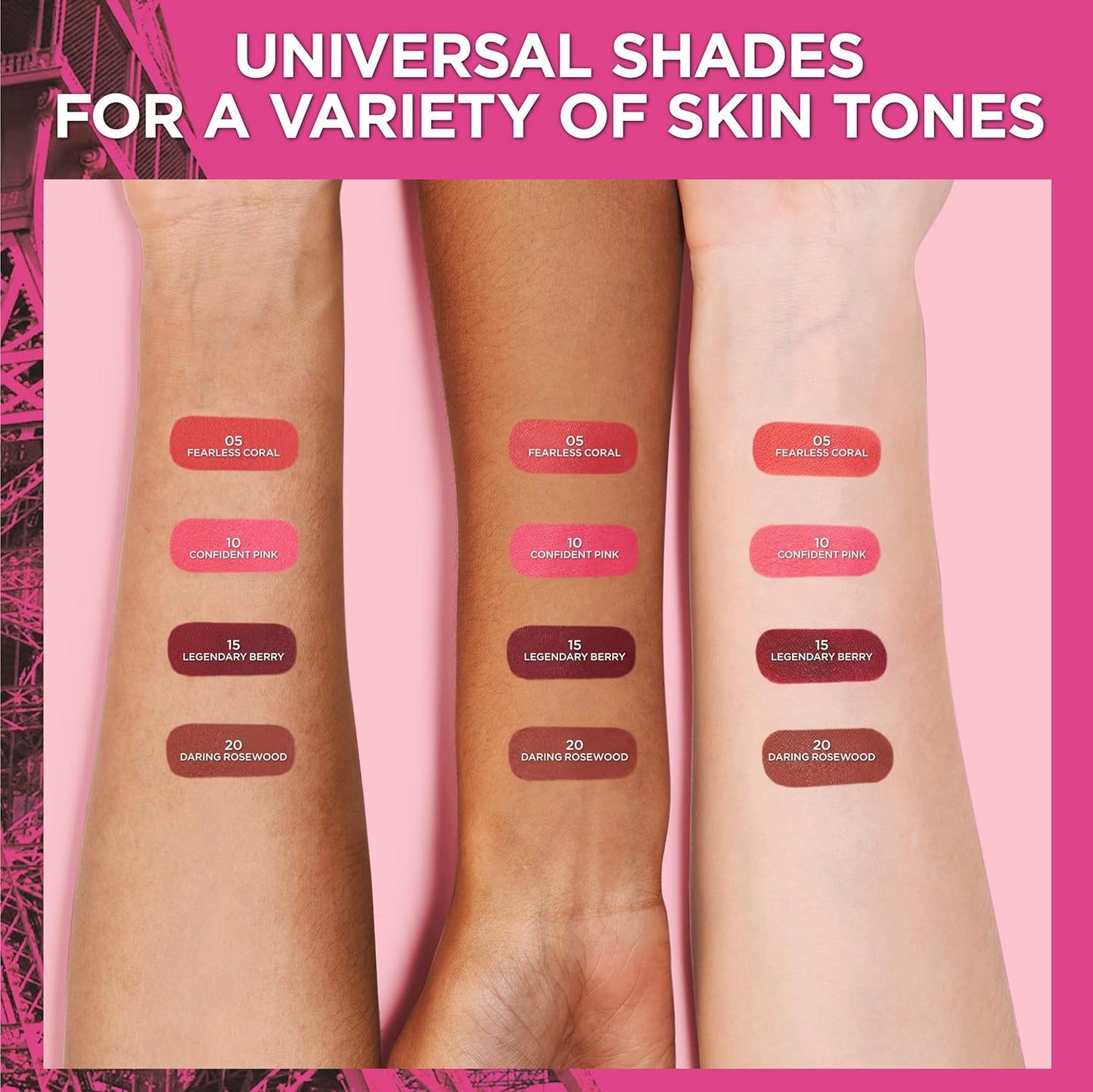 L'Oreal Paris Infallible Up to 24H Fresh Wear Soft Matte Blush, Blendable, Long-Lasting and Waterproof Cheek Make Up, Fearless Coral 05, 0.31 Oz