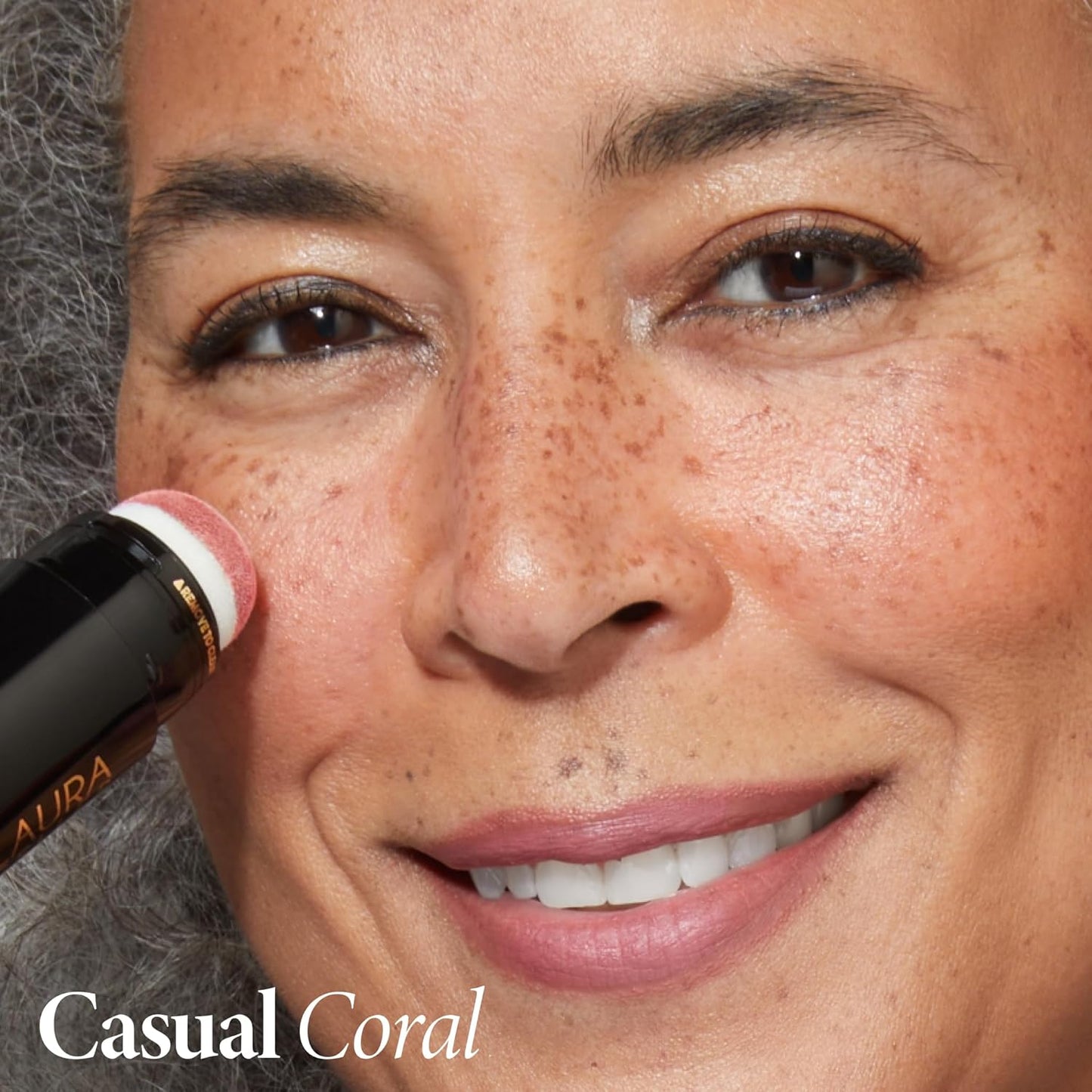 LAURA GELLER NEW YORK Serum Blush Tint, Lightweight Liquid Blush for Cheeks, Weightless Watercolor Sheer Finish, Casual Coral