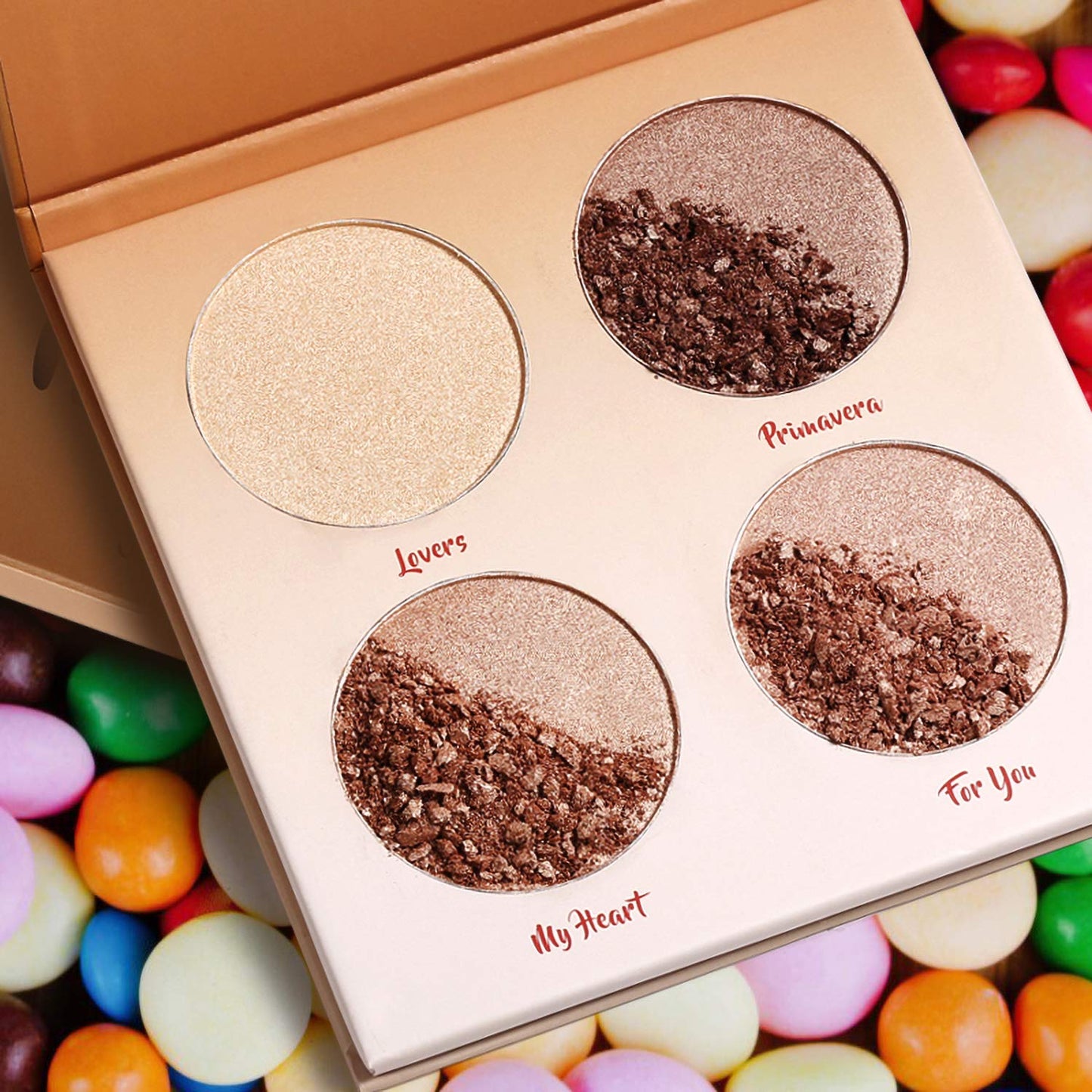 Highlighter Palette,Highlighter Makeup Palette, Glow Bronzer Highlighter Powder Kit,Face illuminator makeup palette