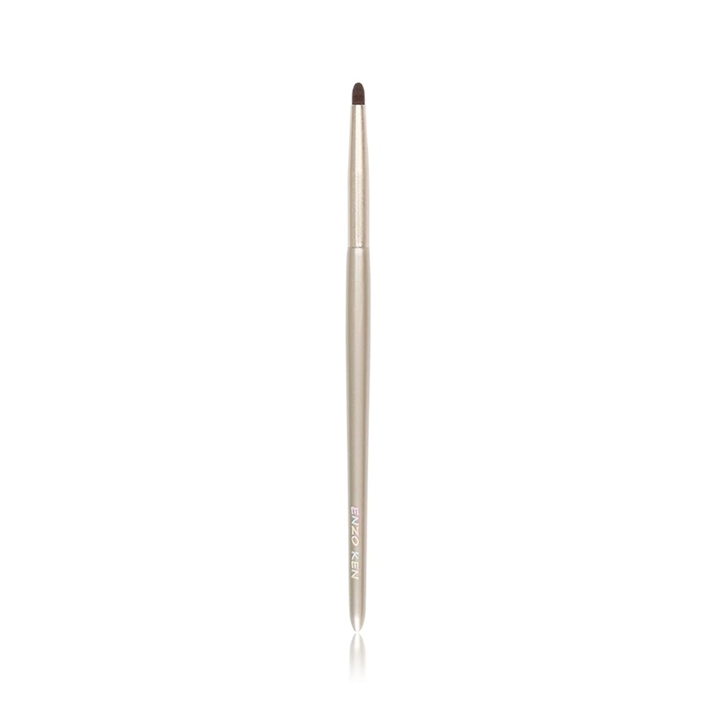 Natural Pony Hair Eye Shadow Brush, ENZO KEN Small Detail Eyeshadow Brush, Detailing Eye Shadow Brush, Mini Eye Smudge Brush, Corner Eyeshadow Brush, Eye Brushes, Eyeshadow Blending Brush. Gold, E204S