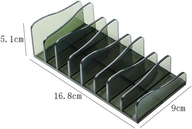 1 Piece Makeup Palette Organizer Acrylic Cosmetic Organizer 8-Section Eyeshadow Organizer Eyeshadow Blush Contour Palette Makeup Palette Cosmetic Organizer Eyeshadow Palette Organizer, Green