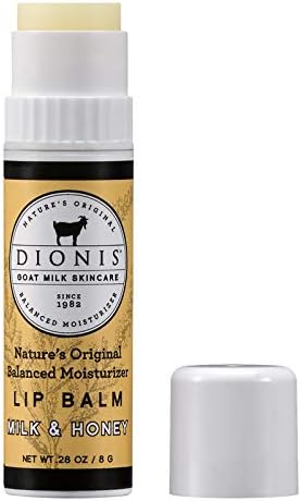 Dionis Goat Milk Milk and Honey Scent Lip Balm 0.28 oz. 1 pk - Case of: 6; Each Pack Qty: 1