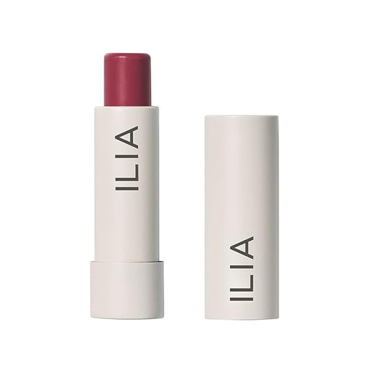 ILIA - Balmy Tint Hydrating Lip Balm | Non-Toxic, Cruelty-Free, Moisturizing + Sheer, Buildable Lip Color (Lullaby, 0.15 oz | 4.4 g)