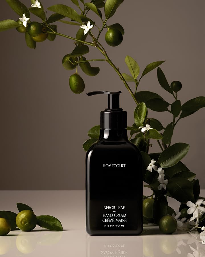 Homecourt Hand Cream, Non-Greasy Moisturizer for Hydrated, Nourished & Soft Hands, Dermatologist Tested, Clean Formula, Neroli Leaf, 12 fl oz