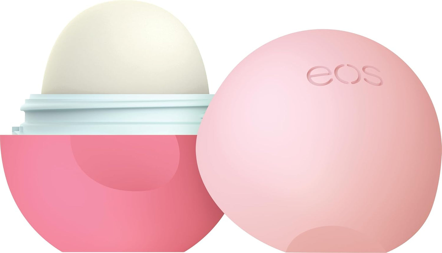 eos 100% Natural & Organic Lip Balm- Apricot, All-Day Moisture, Dermatologist Recommended for Sensitive Skin, Lip Care Products, 0.25 oz