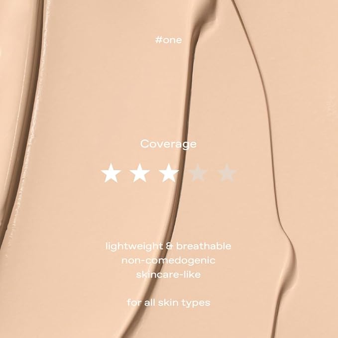 glow breathable blemish balm #one : Cruelty-Free & Artificial Fragrance-Free, Essential Oil-Free, Gluten-Free, lightweight & hydrating bb cream that feels like skincare, 1 Fl Oz