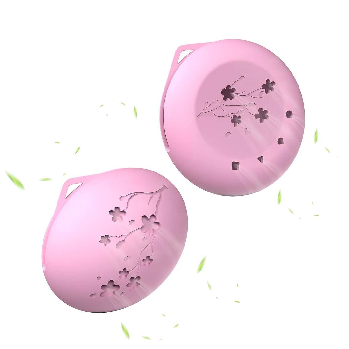 2 Pcs Makeup Sponge Holder,Beauty Blender Case, Powder Puff case, Beauty Blender Holder for Travel(Pink)