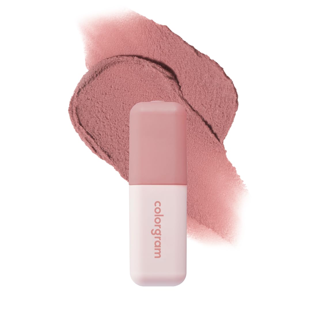 COLORGRAM NUDE BLUR TINT 02 CHARMING PINK | Soft Velvet Matte Lip Stain & Cheek Tint | Lightweight Blurring Tint for a Smooth & Airbrushed Finish | 24H Hydration, Long-Lasting & Non-Sticky Formula