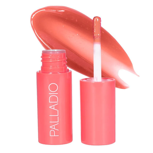 Palladio Jelly Tint, Liquid Stain for Cheeks & Lips, Vivid Color Lip Stain, Lightweight Non-Sticky and Transfer-proof, Natural Finish Makeup, Sweet Berry