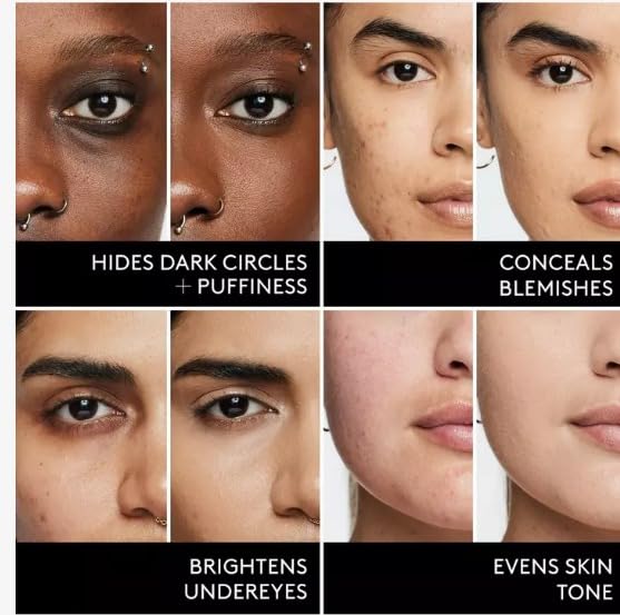 'Fenty Beauty by Rihanna We're Even Hydrating Longwear Waterproof Concealer - Your Skincare-Powered Solution to Dark Circles and Puffiness 0.30 oz / 9 ml (160W -light with warm peach undertones)