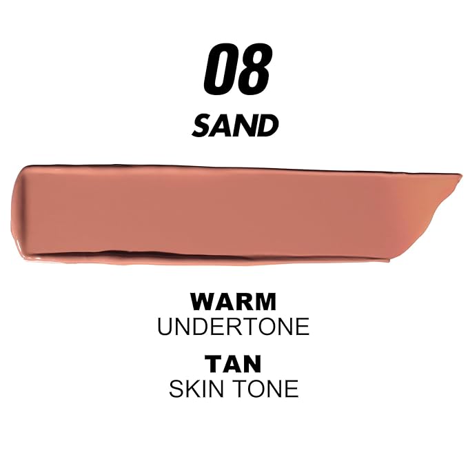 FOCALLURE 2 Pcs Liquid Foundation, Skin Evolution Foundation + Concealer, Full Coverage Foundation Makeup, Durable, Waterproof, Oil-Control, Hides Wrinkles & Lines, Sand