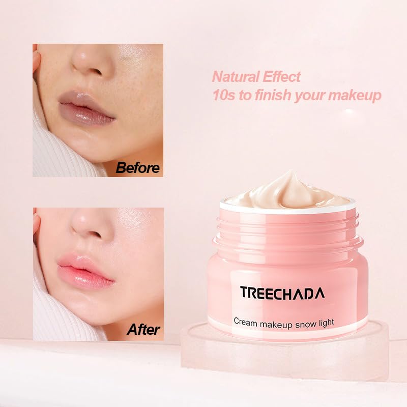 1PC Thailand Treechada Adjust Skin Yellowness Cream, V7 Lazy Cream Makeup Primer, 50g / 1.78 FL.OZ