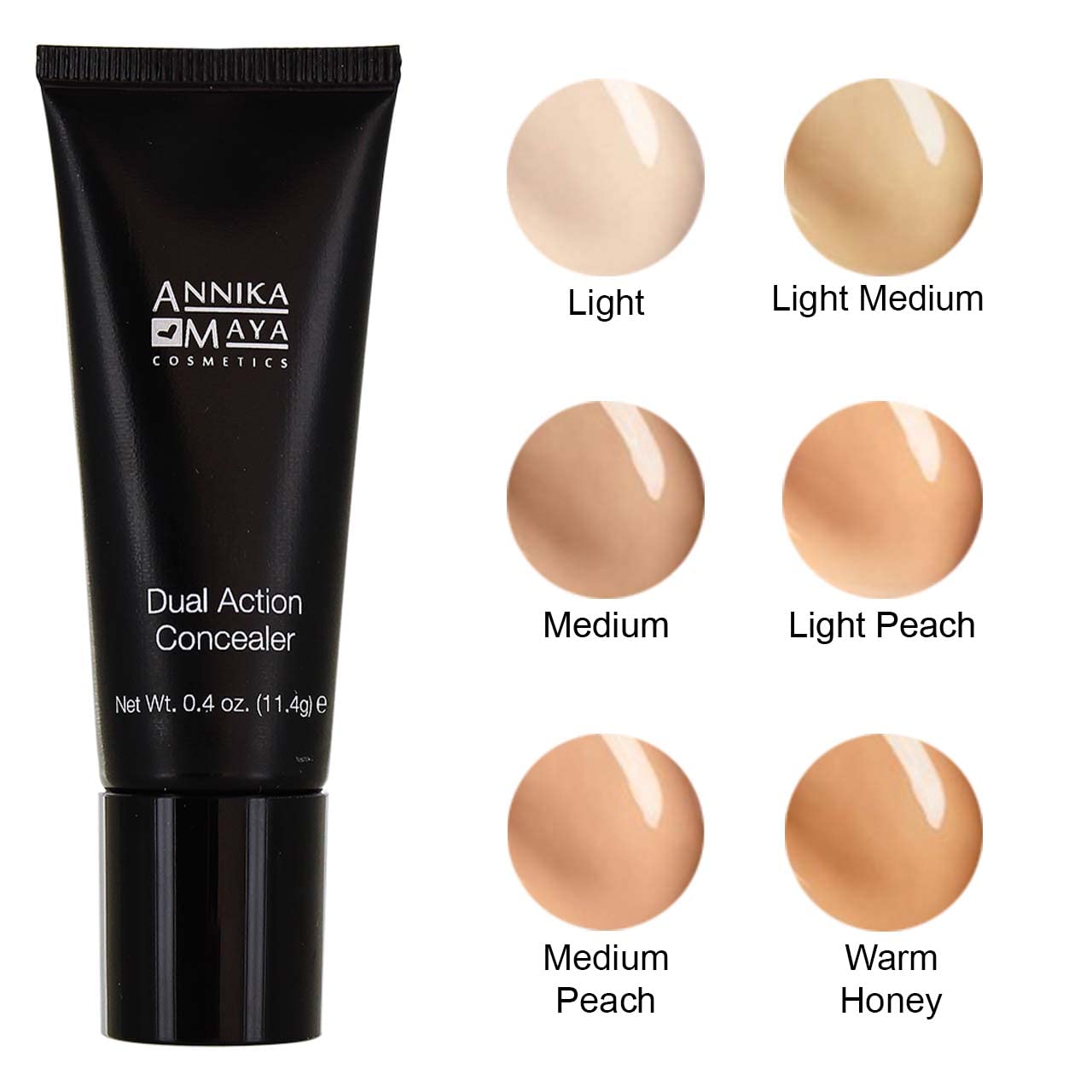 Annika Maya Dual Action Concealer (Light Peach)