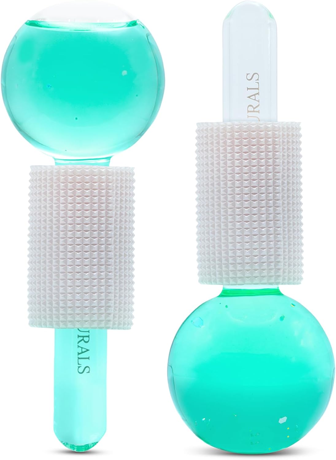 Beauty Ice Globes (Heat-Resistant & Freezer-Safe) Luxurious Facial Tools for Radiant Skin, Enhances Circulation to Tighten Skin, Reduce Puffiness, Minimize Pores, Alleviate Tension