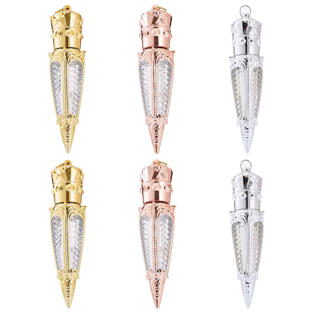 6 Pcs 5ml Lip Gloss Tubes Rabbit Shaped Refillable Empty Lip Balm Containers Lip Gloss Tube Bottles for Women Girl DIY Cosmetics