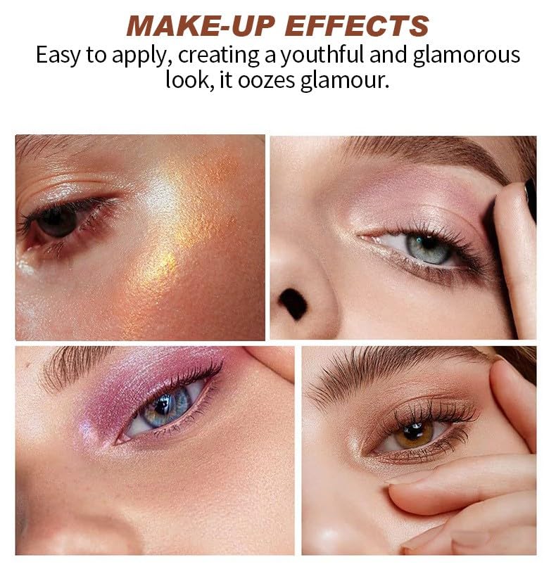 12 Colors Nude Eyeshadow Palette Travel Size Makeup, Matte Shimmer Eye Makeup, Naturing-Looking, High Pigmented Blush Eyebrow Kits, Big Artist Neutral Makeup Palette for Face Cosmetics (01)