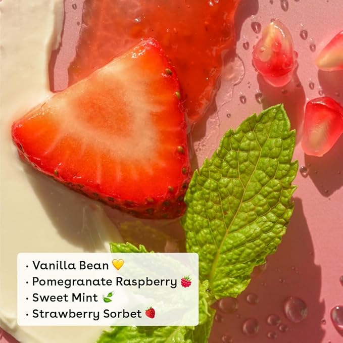 EOS Limited Edition Holiday Lip Balm Variety Pack, 100% Natural & Organic, All-Day Moisture, Made for Sensitive Skin, 0.14 oz, 4-Pack, Clear