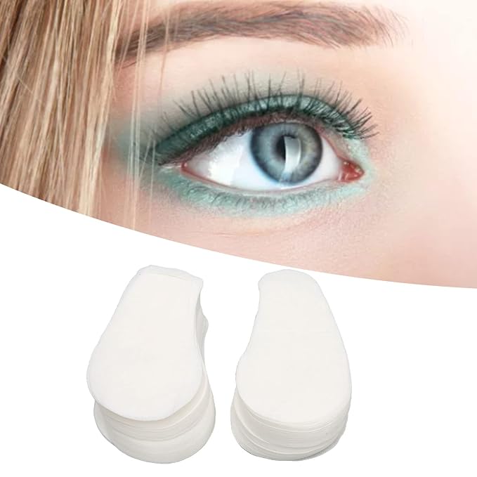 400pcs Disposable Eye Mask Paper, Moisturizing Pure Cotton DIY Sheet for Under Eye Dark Circles, Irritating DIY Eye Supplies