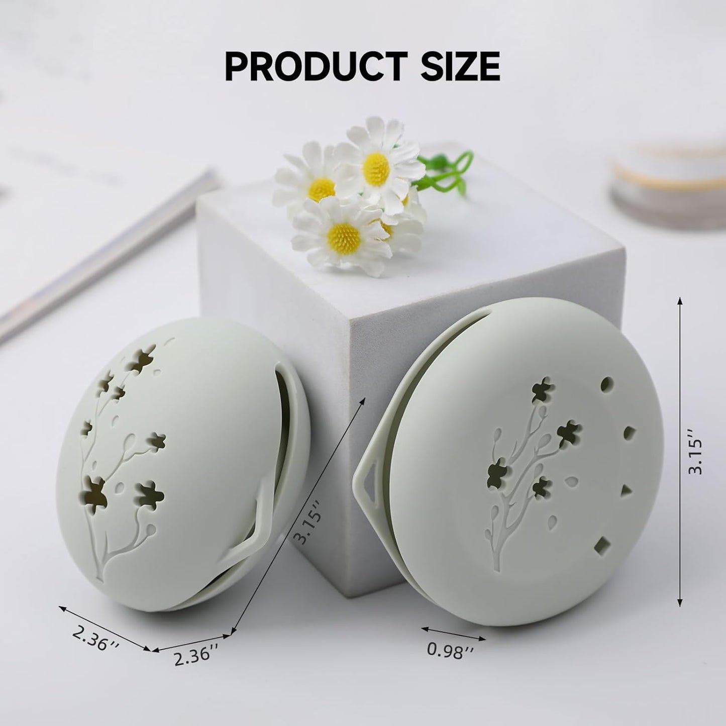 2 Pcs Makeup Sponge Holder,Beauty Blender Case, Powder Puff case, Beauty Blender Holder for Travel(Light Purple)