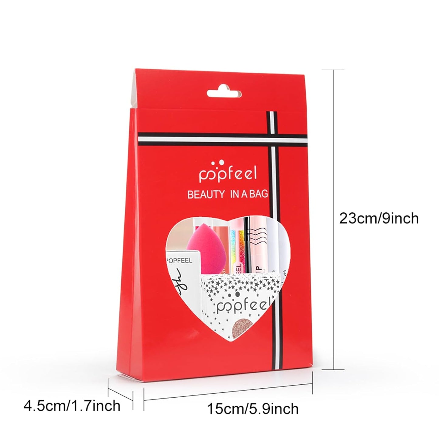 All in One Makeup Kit, Full Starter Essential Makeup Kit for Women Beginners Includes Foundation Concealer Lipgloss Mascara Eyeliner Pencil Powder Shadow Set