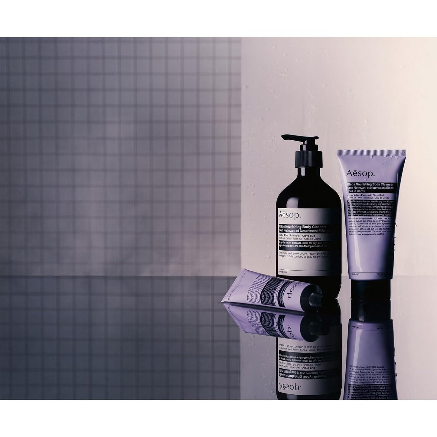 Aesop Eleos Nourishing Body Cleanser | Hydrating Ingredients For Refreshed, Soft Skin | Enriched With Emollients, Humectants, Purifying Botanicals | 500mL / 16.9oz (Pack of 3)