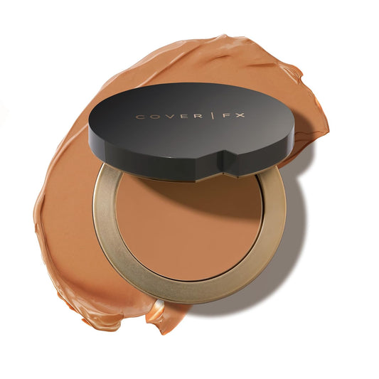 COVER FX Total Cover Cream Foundation - Shade T4 - Buildable Coverage - Natural Finish - Oil-Free - Sweat-Proof