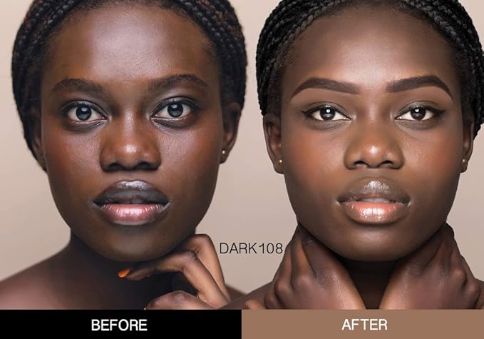 Bellaterra Cosmetics BB Cream - Tinted Moisturizer & Mineral Foundation, Hypoallergenic, Buildable Coverage, Oil-Free, Non-Comedogenic, Vegan, 1.69oz, Dark 108