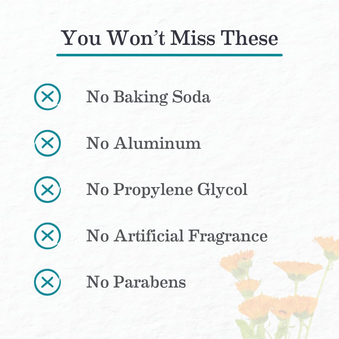 Earth Mama Mini Deodorant Travel Set | Safe for Sensitive Skin, Pregnancy and Breastfeeding, Contains Organic Calendula with No Fragrance Chemicals, No Baking Soda or Aluminum (4-Pack)