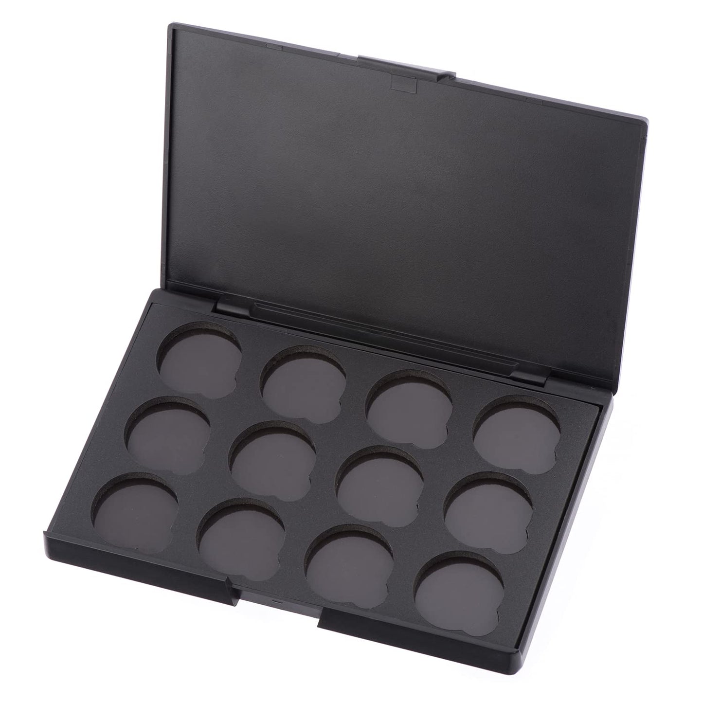 Empty Magnetic Eyeshadow Makeup Palette with 12Pcs 26mm Round Metal Pans