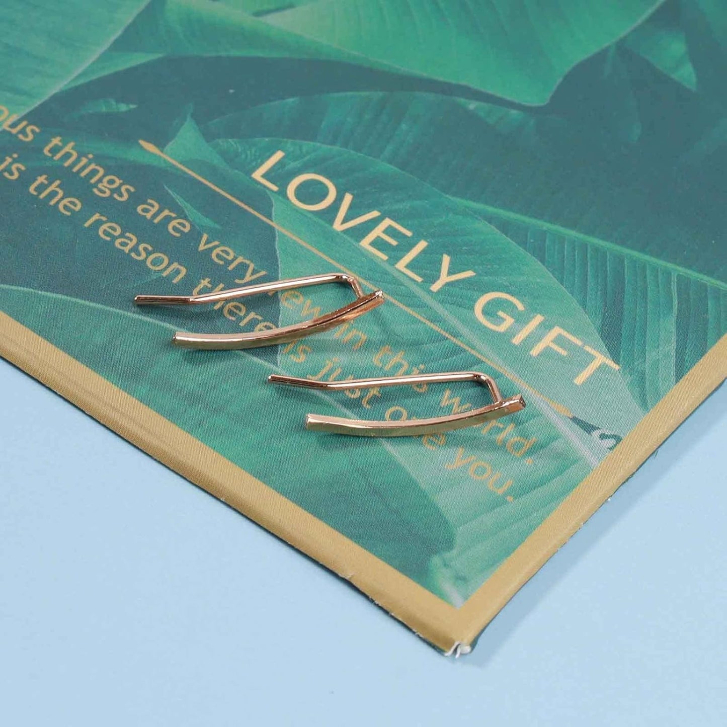 Boho Bar Ear Climber Earrings Gold Stick Studs Earrings Bar Ear Crawler Earrings Geometric Minimalist Earrings Jewelry for Women and Girls