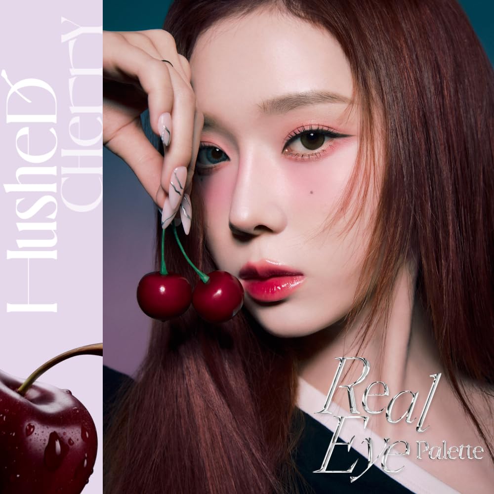 Espoir Real Eye Palette All New #5 Hushed Cherry 0.17 oz | Multi-Use Long-Lasting Blendable 8 Colors Natural Glitter Soft veil matte Makeup Eyeshadow Palette for Various Makeup Looks | Korean Makeup