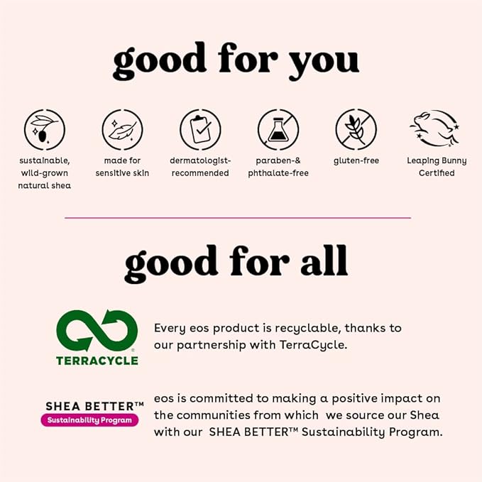 eos Sunset Sips Lip Butter Tube- Wild Cherry Slushie, 24-Hour Moisture, Overnight Lip Mask, Lip Care Products, 0.35 fl oz (Pack of 2)